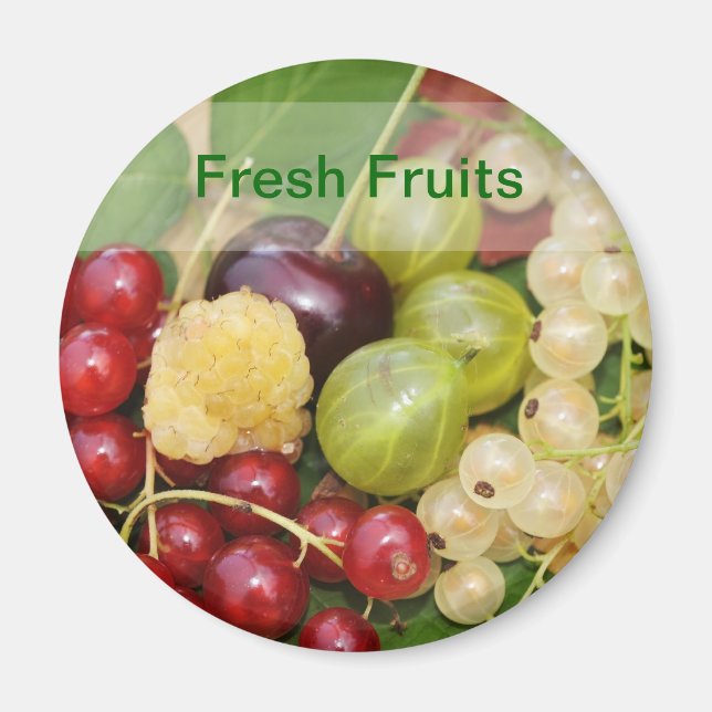 Färska frukter Magnet (Framsidan)