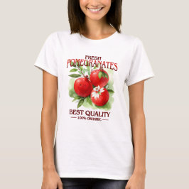 Färska granatäpplen - bästa kvalitet t shirt