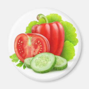 Färska grönsaker magnet