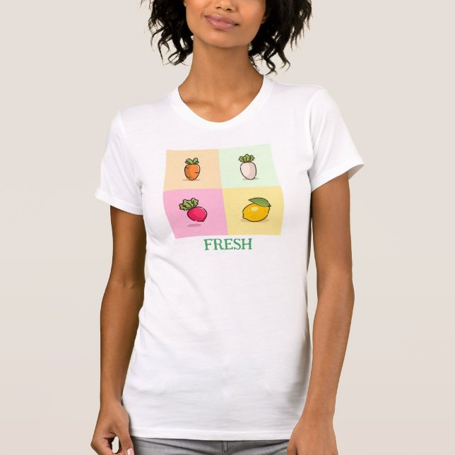 Färska grönsaker t shirt (Framsida)
