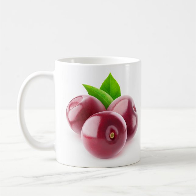 Färska körsbär kaffemugg (Vänster)