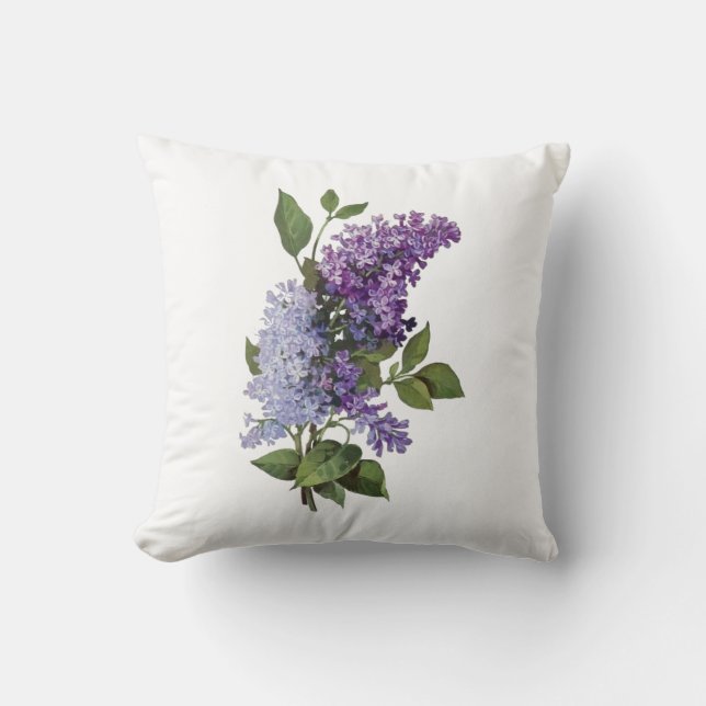 Färska Lilacs - Fransk Land Home Decor Kudde (Framsida)