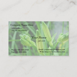 färska lökknoppar av vår visitkort