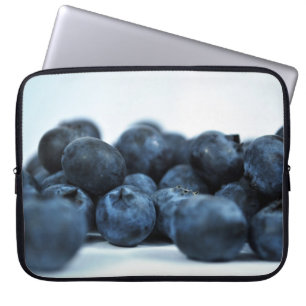 Färska mogna blåbär laptop sleeve