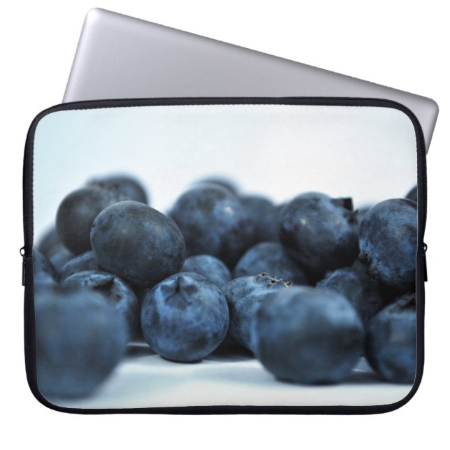 Färska mogna blåbär laptop sleeve (Framsidan)