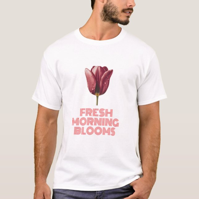 Färska morgonbloggar t shirt (Framsida)
