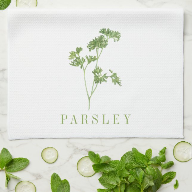 FÄRSKA PARSLEY Kitchen Towel Kökshandduk (Vikta)