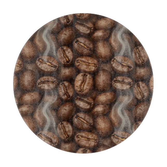 Färska rostade kaffebönor ångaroma (Framsidan)