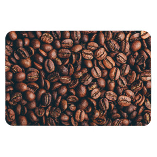 Färska rostade kaffebönor magnet