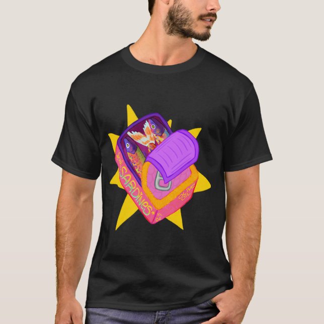 Färska sardiner t shirt (Framsida)