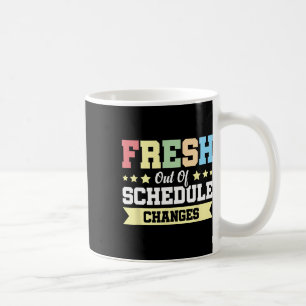Färska schemabytningar  kaffemugg
