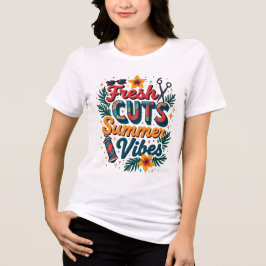 Färska styckningsdelar Sommar Vibe Barber Shop T Shirt