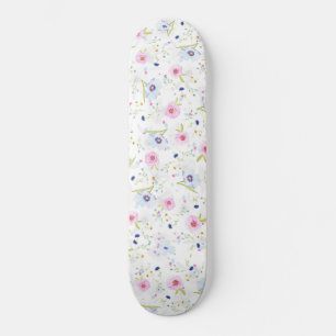 Färska trädgårdsblommor - mini skateboard bräda 18,5 cm