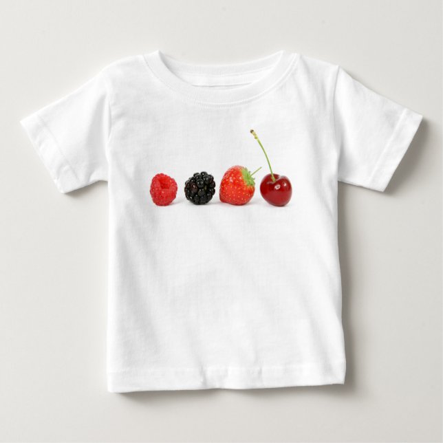 Färska Yummy Berries T-shirt (Framsida)