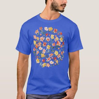 Färskblommor, Orange T Shirt