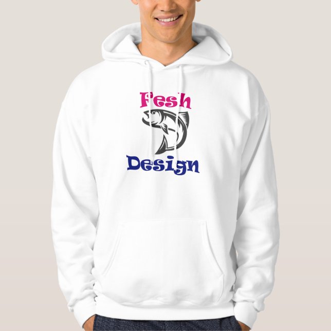 Färskdesign T-Shirt Hoodie (Framsida)