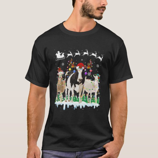 Fårskläder från animalisk Julgran T Shirt (Framsida)