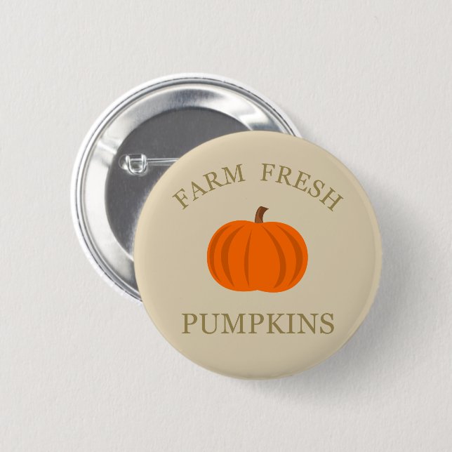 färskpumpor knapp (Framsida & baksida)
