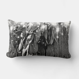 Färskskuren Sage Barn-wood Grayscale Twinkle Ljus Lumbarkudde
