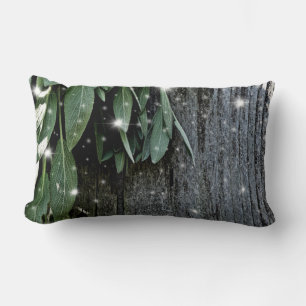 Färskskuren Sage Barn-wood Twinkle Ljus Lumbarkudde