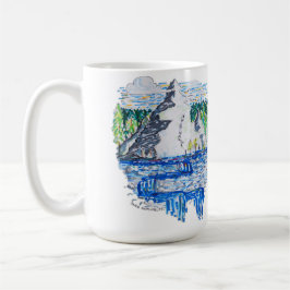 Färskt berg kaffemugg