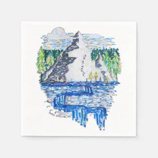 Färskt berg pappersservett