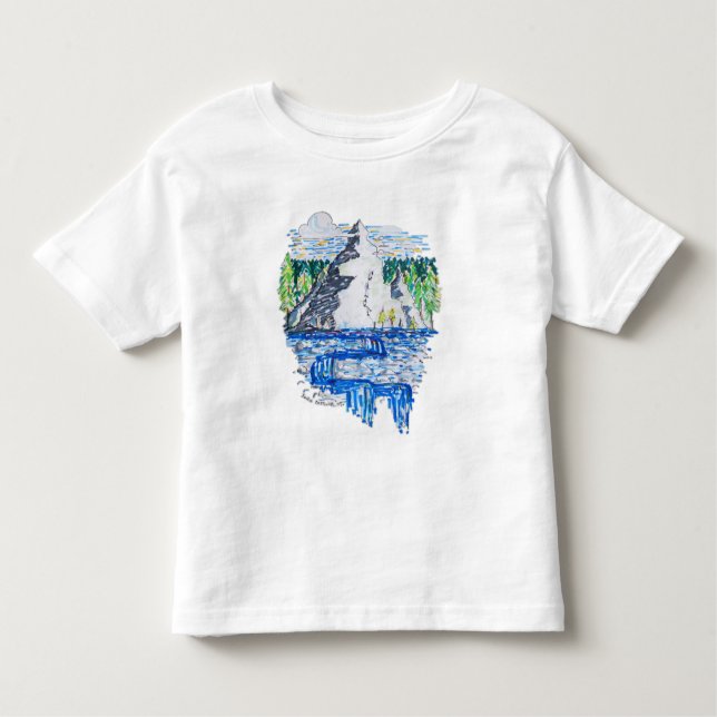 Färskt berg t shirt (Framsida)