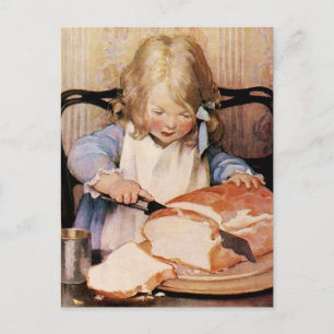 Färskt bröd av Jessie Willcox Smith Vykort