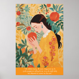 Färskt granatäpple poster