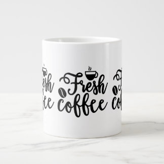 Färskt kaffe mugg jumbo mugg