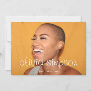 Färskt och fet skriptgrad Student 2-foto Meddelande