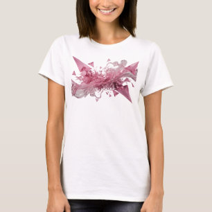 Färskt silver ABSTRAKT KONST Grafisk T-shirt