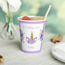 Färskt Violet | Unicorn Girl Birthday