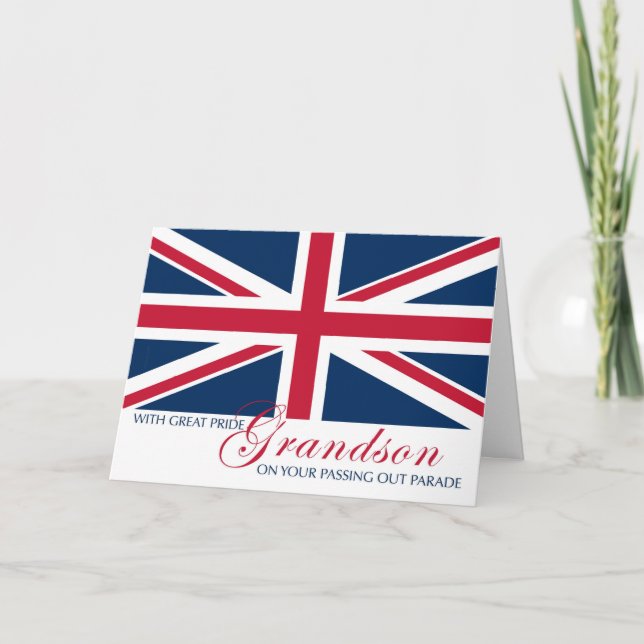 Farson Marching in Passing Out Parad Union Jack Kort (Framsida)