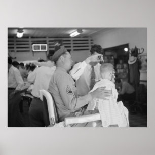 FarSonbarberaren erfar 40-tal Poster