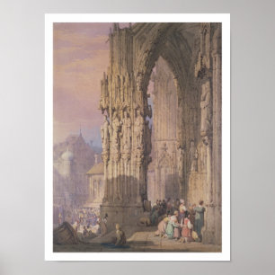 Farstubro av den Regensburg domkyrkan Poster