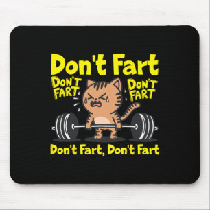 Fart Funny Gym Fitness Cat Workout Weightlif Musmatta