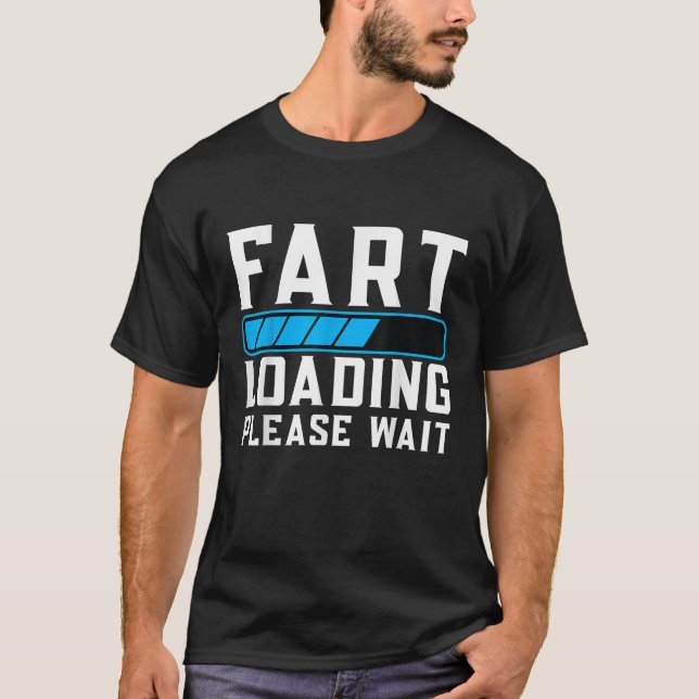 Fart-inläsning Vänta nu tills Pappa-joke F T Shirt (Framsida)