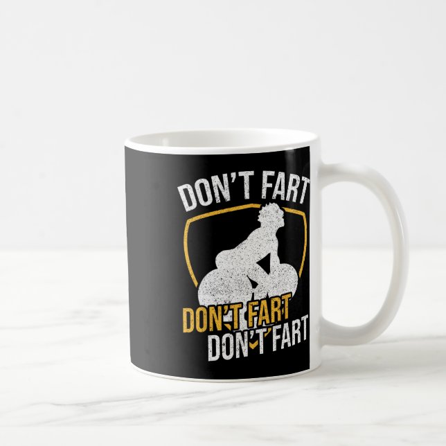 Fart inte Fart Fart Tappa inte viktningsarbete Kaffemugg (Höger)