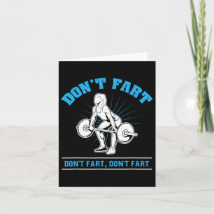 Fart inte I Bodybuilding Weightlift Workout Gy Kort