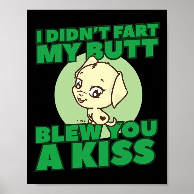 Fart inte min knut, så du blev en kyss poster (Framsidan)