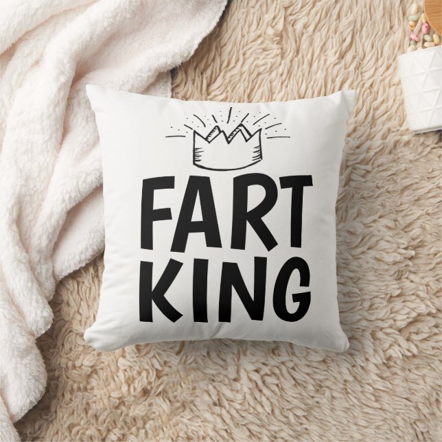 FART KINGFUNNY PAPPA dekorativ kudde (Filt)