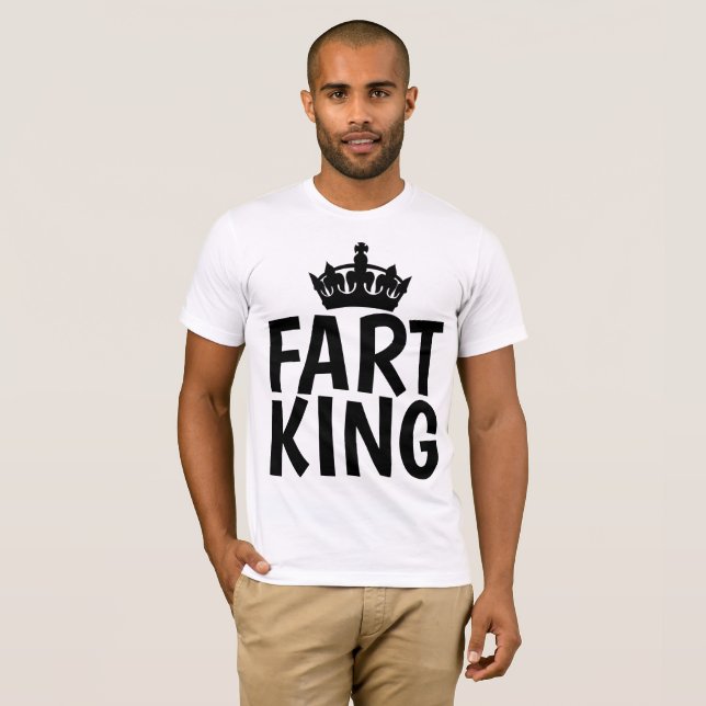 FART KUNG Funny Manar, halvskjortor Tee Shirt (Hel framsida)