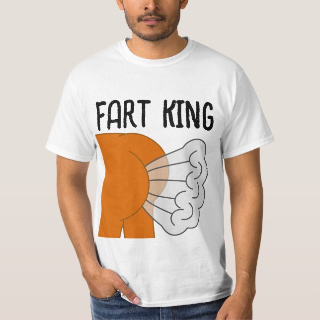 FART KUNG Funny PAPPA MANAR T-shirts (Framsida)