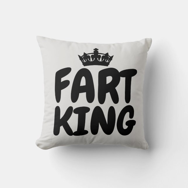 FART KUNG FUNNY PILLOWS KUDDE (Framsida)