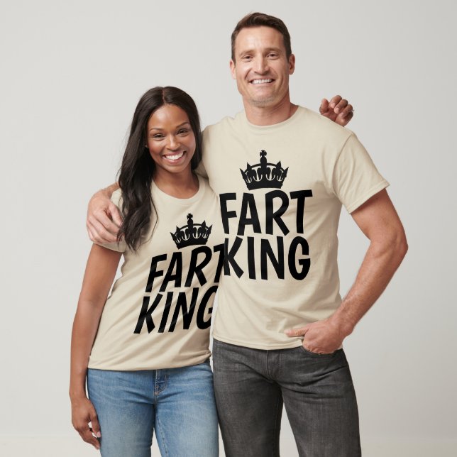 FART KUNG Funny T-shirts för Pappa eller Make (Unisex)