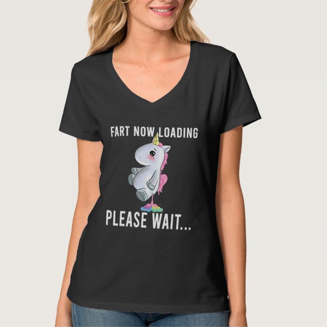 Fart laddas nu Vänta tills du är klar T Shirt (Framsida)