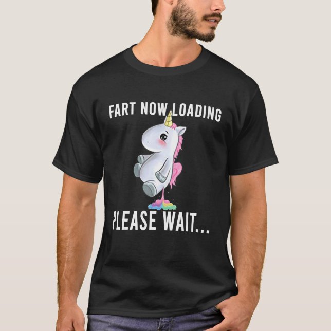 Fart laddas nu Vänta tills du är klar T Shirt (Framsida)