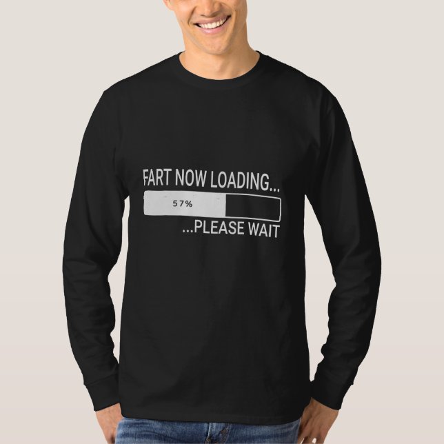Fart läser nu in Vänta tills Farting Manar hämtas T Shirt (Framsida)