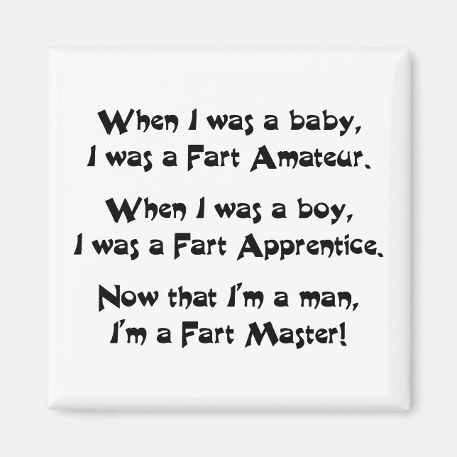 Fart Master Magnet (Framsidan)